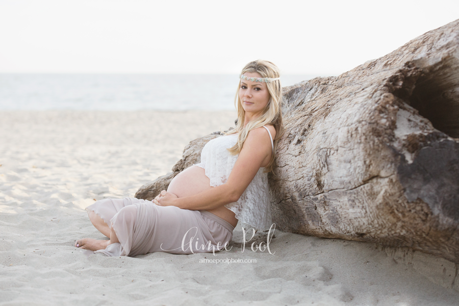 Santa Cruz Pregnancy Photographer - Maternity Beach Session